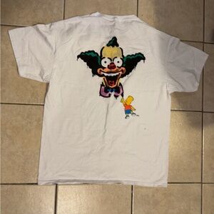White The Simpsons T-Shirt with Cartoon Graphic